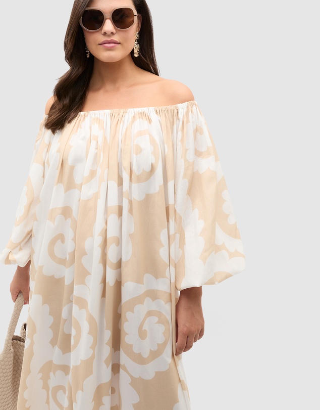 Seed Heritage - Retro Swirl Maxi Dress