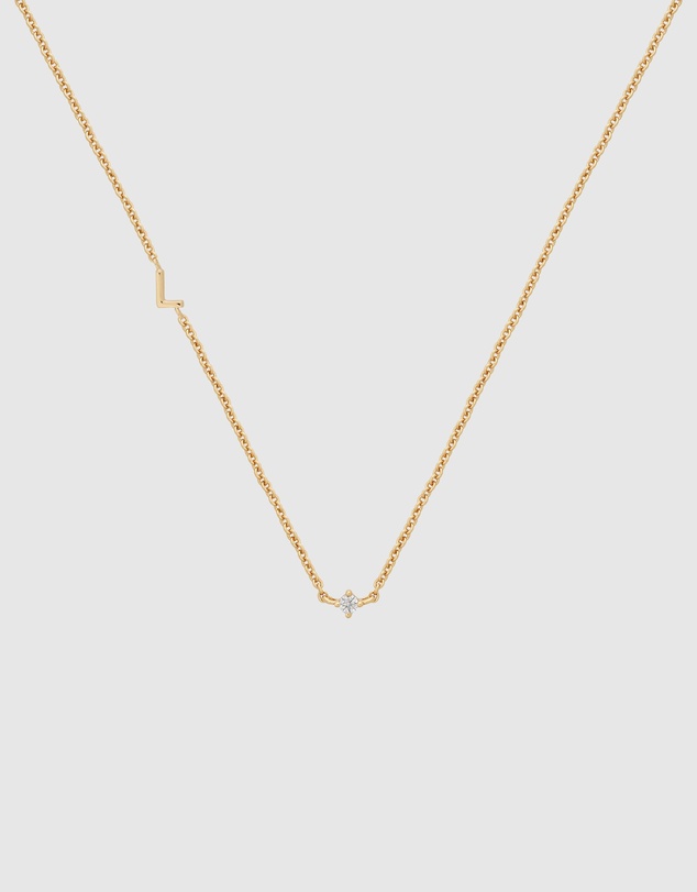 YCL  - Petite Initial Necklace L