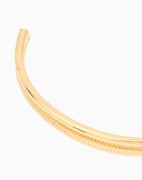 Lovisa - Gold Plated Brass Twisted Knot Wrist Cuff
