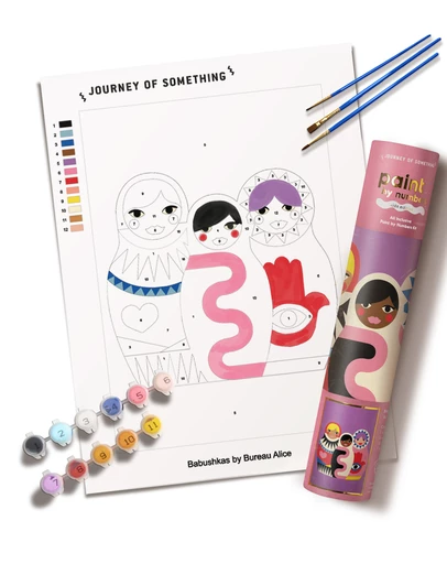 Journey Of Something - Kids Paint by Numbers - Babushkas