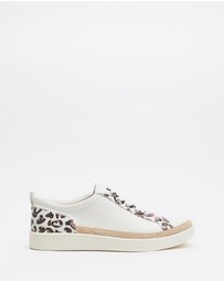 Vionic - Winny Lace-Up Casual Sneaker - White Leopard