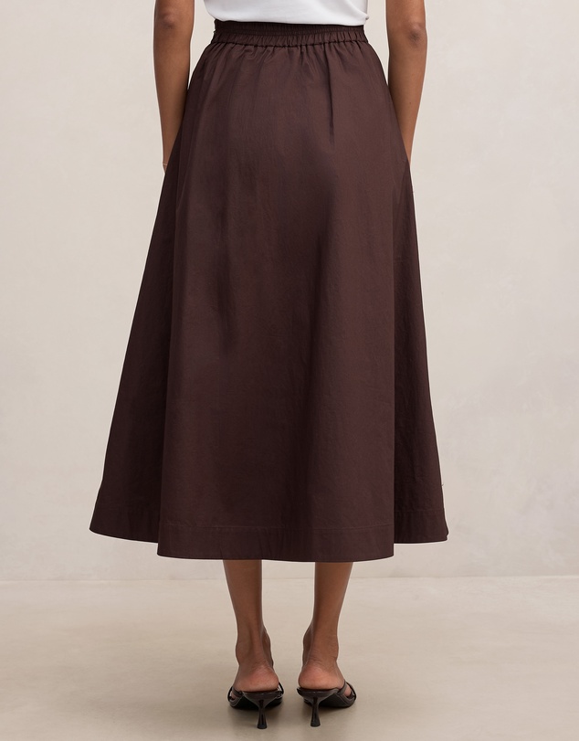 Forever New Petite - Chrissy Petite Cotton Midi Skirt