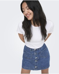ONLY - Amazing Denim Mini Skirt