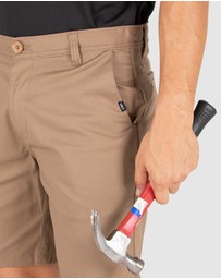 UNIT - UNIT Mens Shift Fixed Waist Utility Shorts