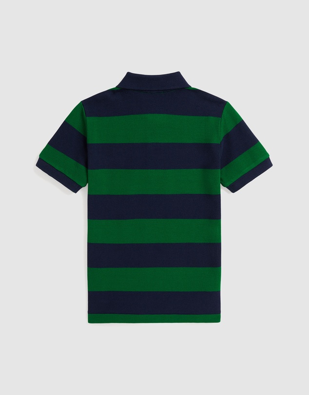 Polo Ralph Lauren - Striped Cotton Mesh Polo Shirt - Kids