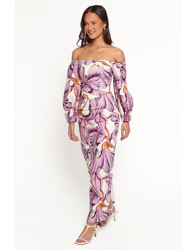 Petal & Pup - Kitty Pencil Skirt - Orchid Floral