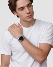 Daniel Wellington - Iconic GMT Link 40mm Ceramic Bezel