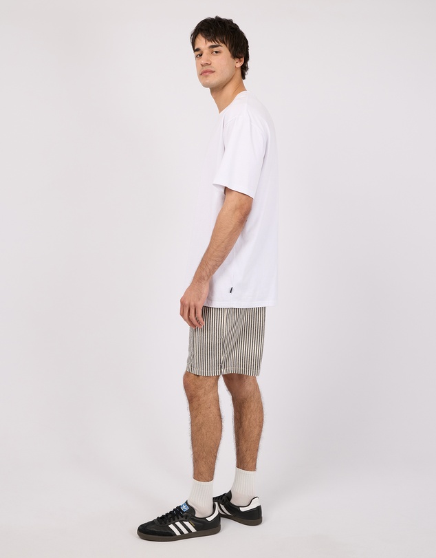 Silent Theory - Stripe Linen Shorts
