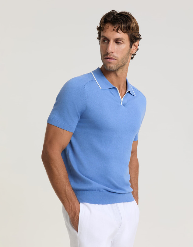 Sportscraft - Brookes Tipped Knit Polo