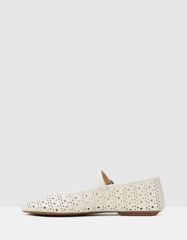 Rollie - Ballet Mary Jane Laser Flat