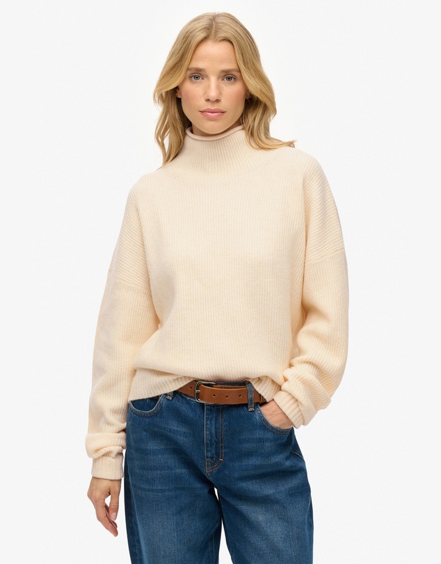 Superdry - Slouchy Mock Neck Jumper