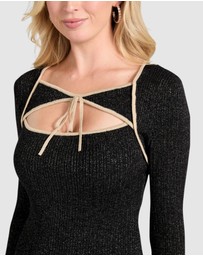 GUESS - Sansa Lurex Midi Dress