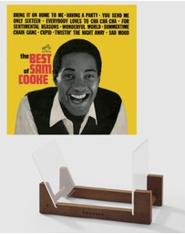 Sony Music - Sam Cooke The Best Of Sam Cooke Vinyl Album & Crosley Record Storage Display Stand