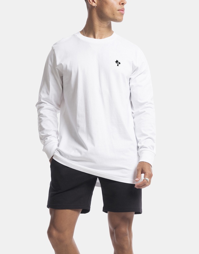 Vacancy Co - Palm Embroidery Long Sleeve Tee