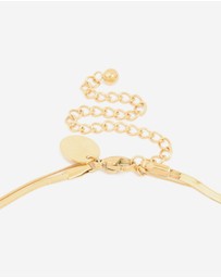 Lovisa - Waterproof Gold Plated Stainless Steel Cubic Zirconia & Snake Chain Layered Necklace