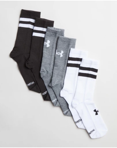 Under Armour - Essential 6-Pack Crew