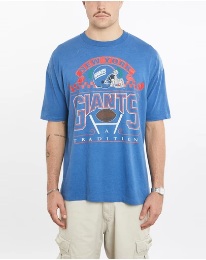Vintage by The Real Deal - Pre Loved - Vintage 80s NFL New York Giants Tee
