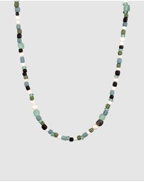 Kuzzoi - ICONIC EXCLUSIVE - Necklace Male Beads Synthetic Pearl 925 Sterling Silver