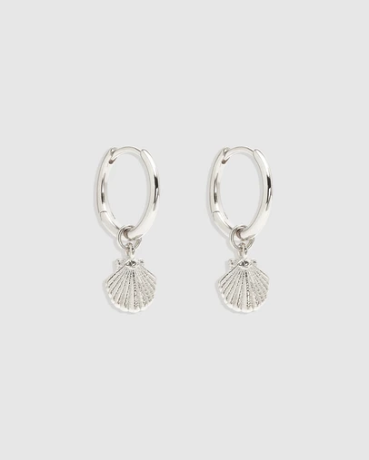 By Charlotte - By the Shore Shell Hoops