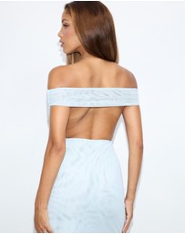 Dazie - Yacht Off-Shoulder Maxi Dress