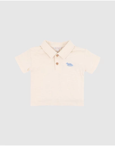 Fox & Finch - Surfs Up Tufted Fox Polo - Babies-Kids