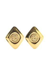 Pre-Loved by Azura Reborn - Pre-Loved Gold Plated CC Clip On Earrings