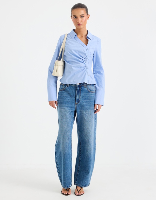 Calli - Caden Asymmetrical Button Through Shirt