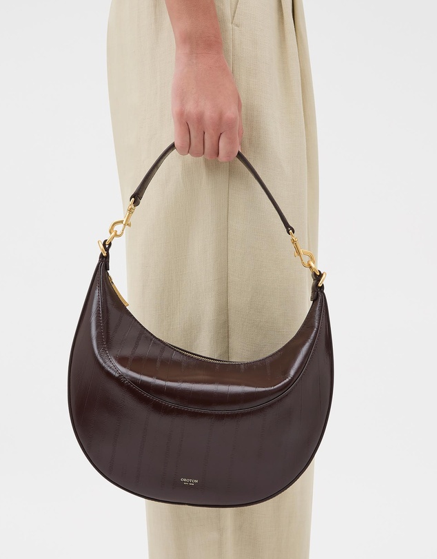 Oroton - Florence Medium Textured Hobo Bag