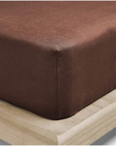 Aura Home - Emile Linen Fitted Sheet