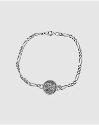 Haze & Glory - ICONIC EXCLUSIVE - Bracelet Coin Tiger in 925 Sterling Silver