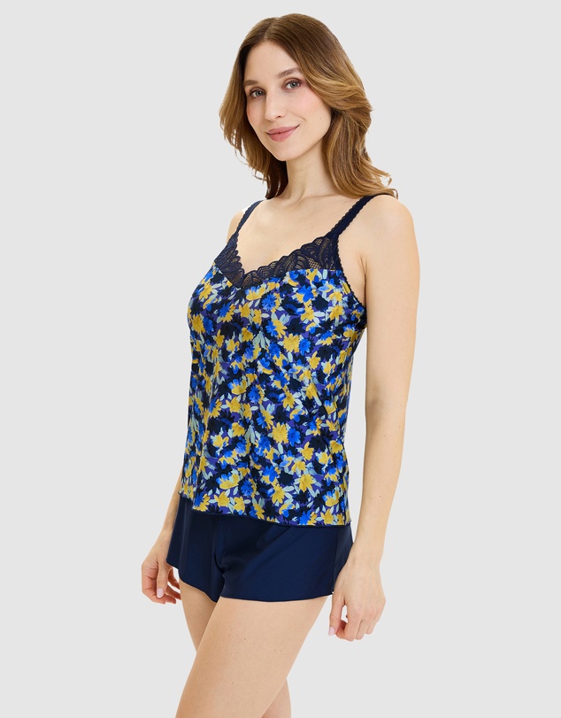 Sans Complexe - Célia Microfibre Pyjama Camisole with Lace