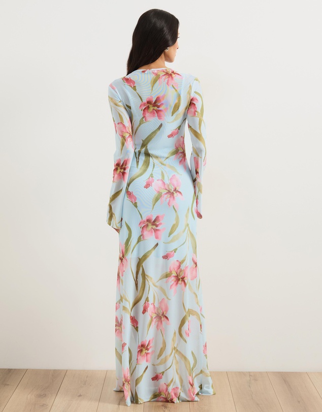 Atmos&Here - Sari Mesh Maxi Dress