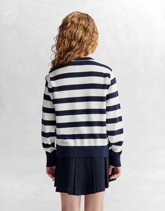 Gant - Shield Breton Stripe Knit Cardigan