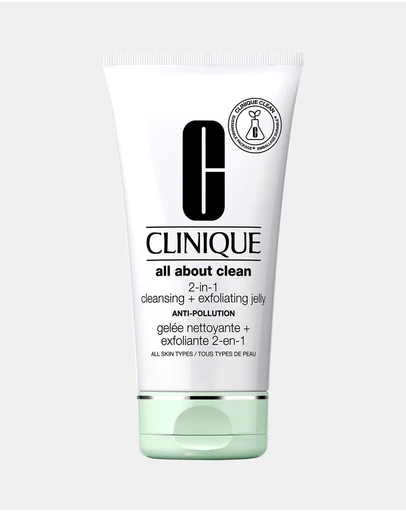 Clinique - All About Clean 2-in-1 Cleansing & Exfoliating Jelly
