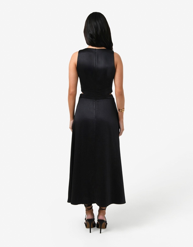 Forcast - Louisa Cut Out Satin Dress