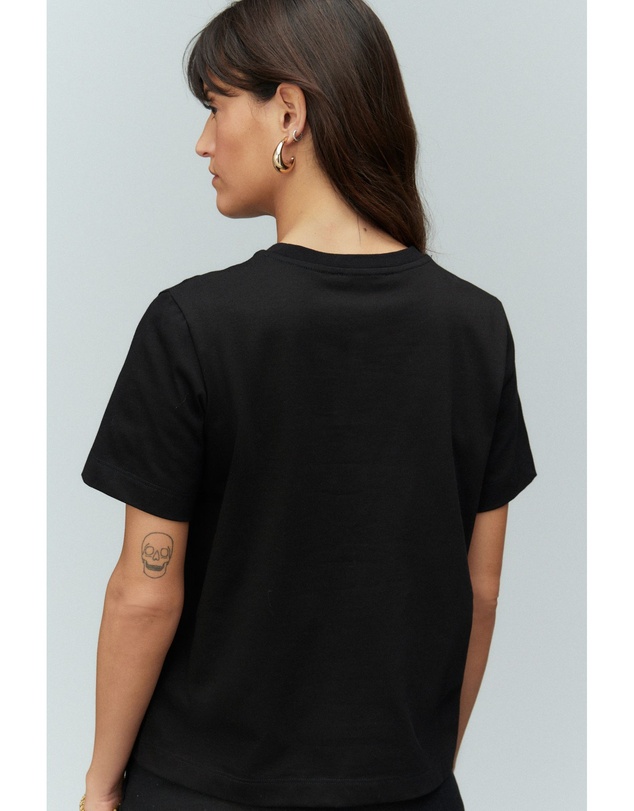 NEXT - Beaded Floral Embelished 100% Cotton T-Shirt