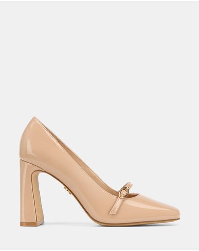 Nude Patent Leather