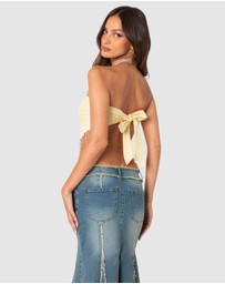 EDIKTED - Chandelier Beaded Triangle Top