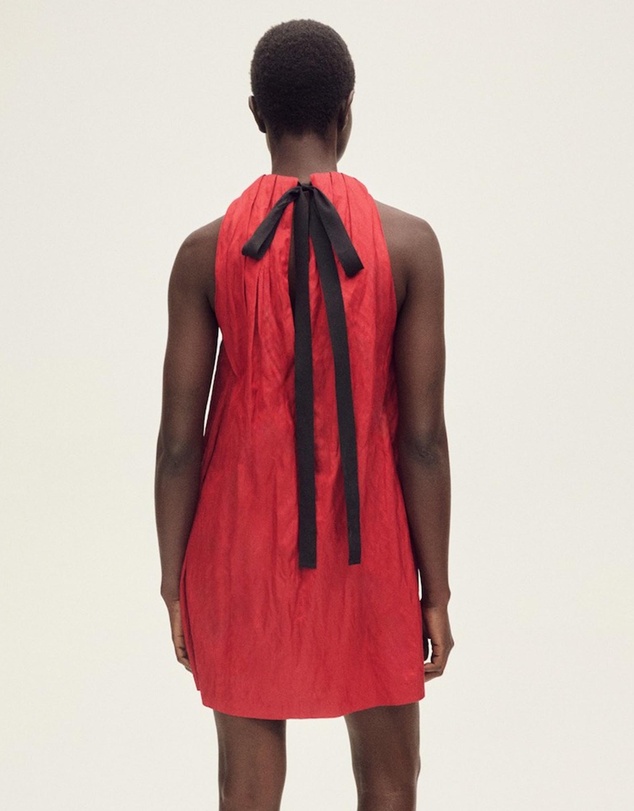 M.N.G - Nils Halter Dress With Bow Detail