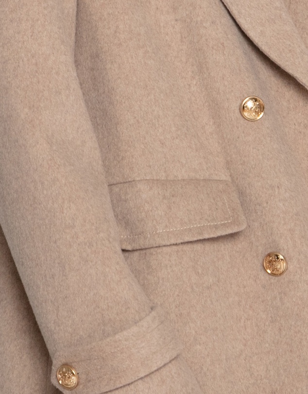 Belle & Bloom - Harbour Military Wool Blend Pea Coat