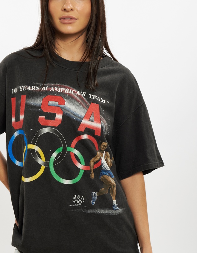 Vintage by The Real Deal - Pre Loved - 90s USA Olympics Tee