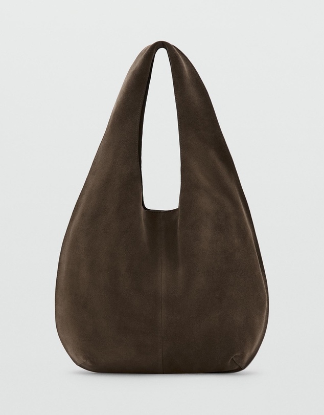 M.N.G - Suede Drawstring Bag