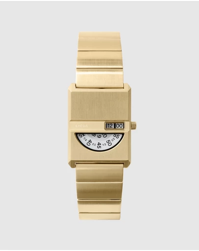 Breda - Pulse Tandem Metal Bracelet Watch, 26MM