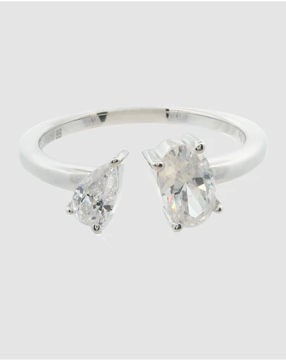 Georgini - Georgini Chic Noel Toi Et Moi Silver Ring