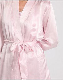 David Lawrence - Cannes Short Silk Sleep Robe