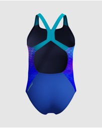 Speedo - Print Powerback Swimsuit - Kids-Teens