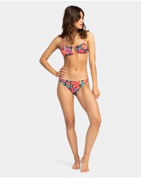 Roxy - Womens Printed Beach Classics Bralette Bikini Top