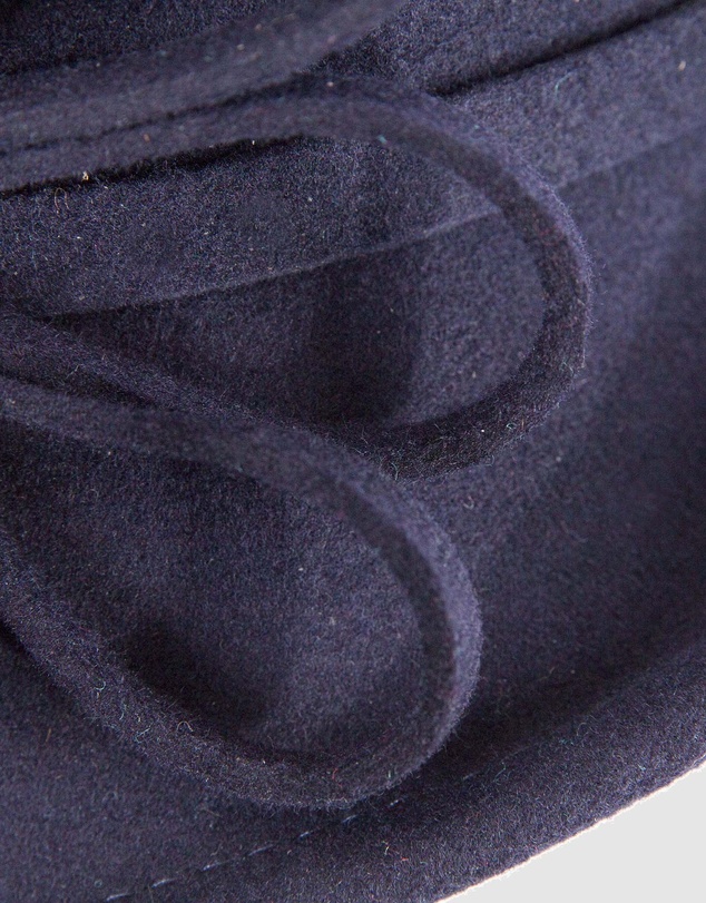 Max Alexander - Winter Felt Navy Cloche Hat