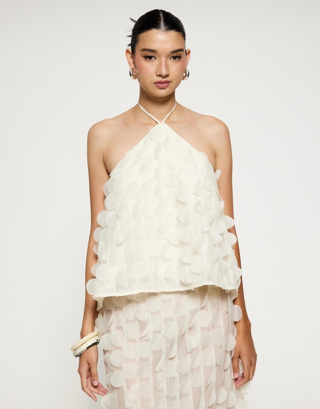 Lover - Este Ruffle Halter Top