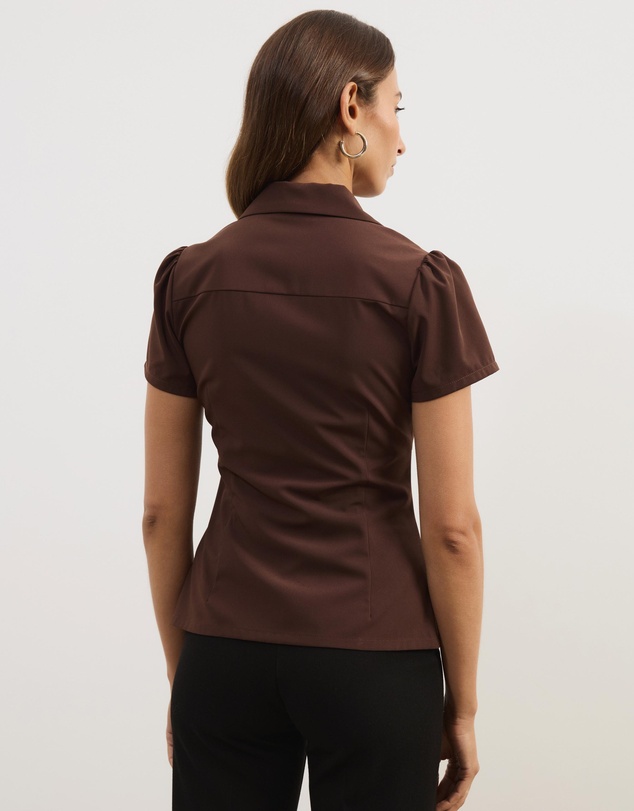 Atmos&Here - Emma Cap Sleeve Blouse